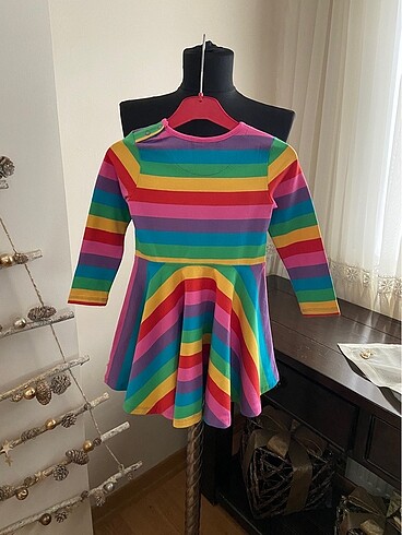 Diğer Frugi Organik Renkli Çocuk Elbise
