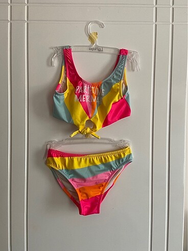 Koton Renkli Çocuk Bikini Takımı