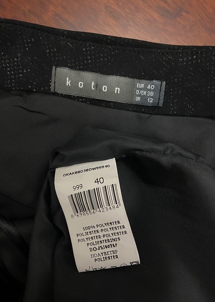 Koton Tek Kol Simli Abiye Elbise - Görsel 3