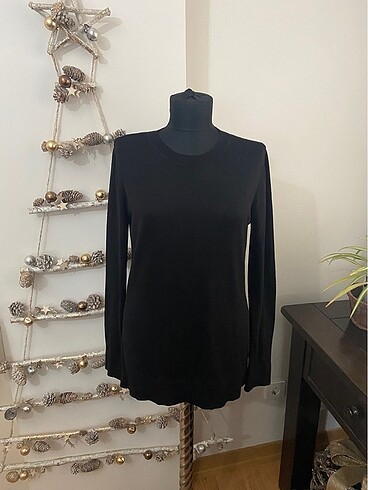 Mango Cashmere Siyah Kazak