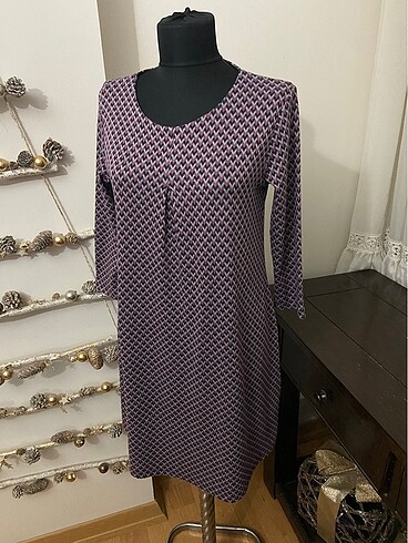 LC Waikiki Desenli Elbise - Görsel 4