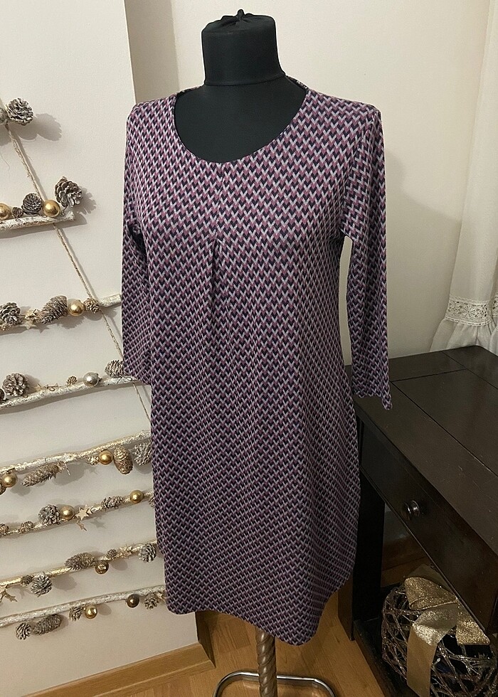 LC Waikiki Desenli Elbise - Görsel 4