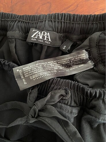 s Beden Zara Jogger Siyah Pantolon