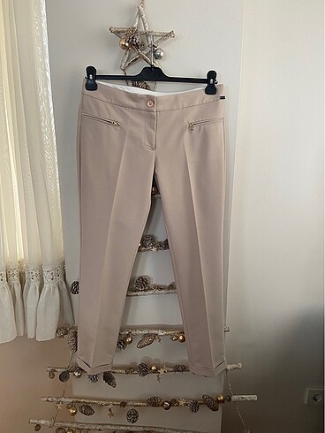 38 Beden Cotton Bar TaşRengi Havuç Model Pantolon