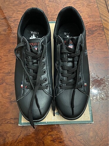 45 Beden U.S Polo Assn Siyah Erkek Ayakkabı