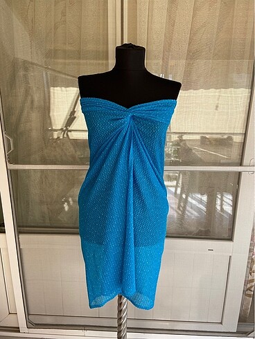 Harika Mavi Pareo - Görsel 5