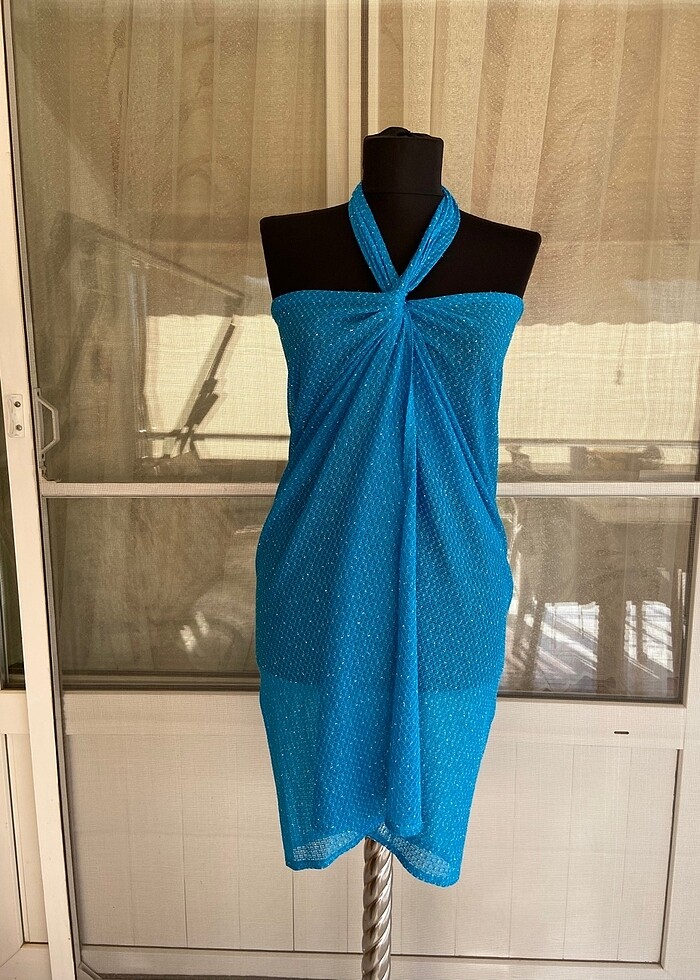 Harika Mavi Pareo - Görsel 3