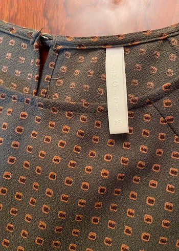 Yargıcı Haki Desenli Elbise - Görsel 3