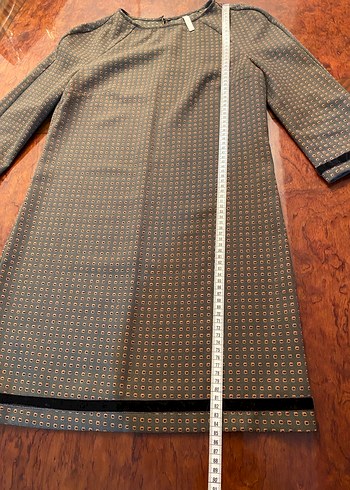 Yargıcı Haki Desenli Elbise - Görsel 8