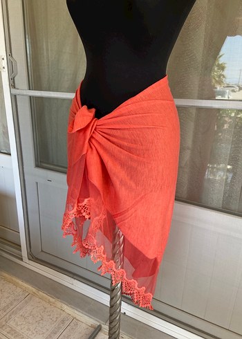 Kırmızı Bağlamalı Bohem Pareo - Görsel 5