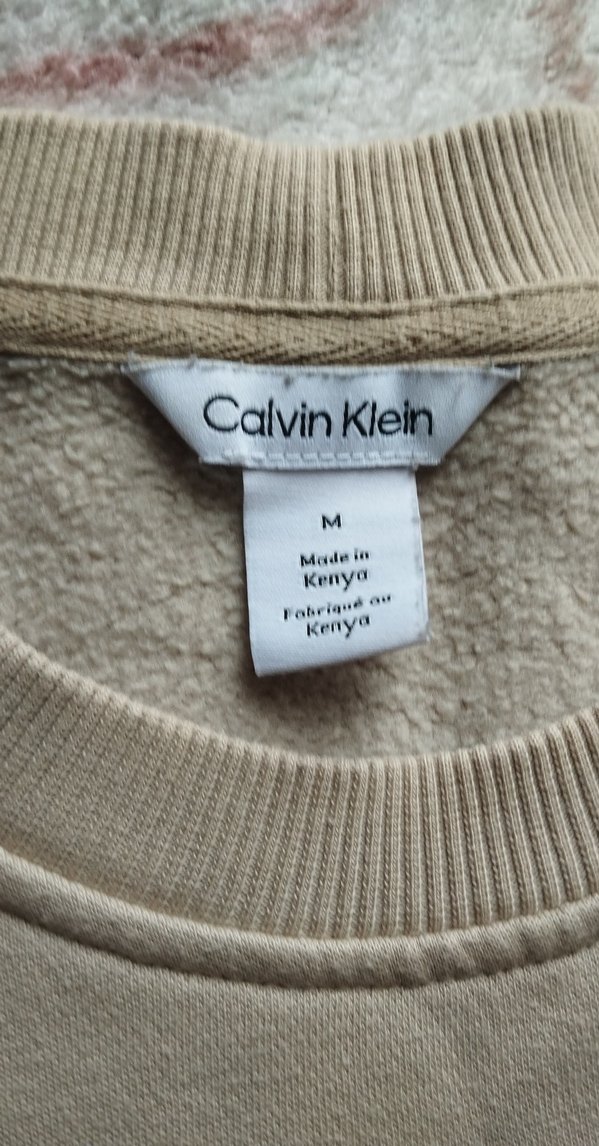 Calvin Klein Bej Bisiklet Yaka Sweatshirt — görsel 3/6