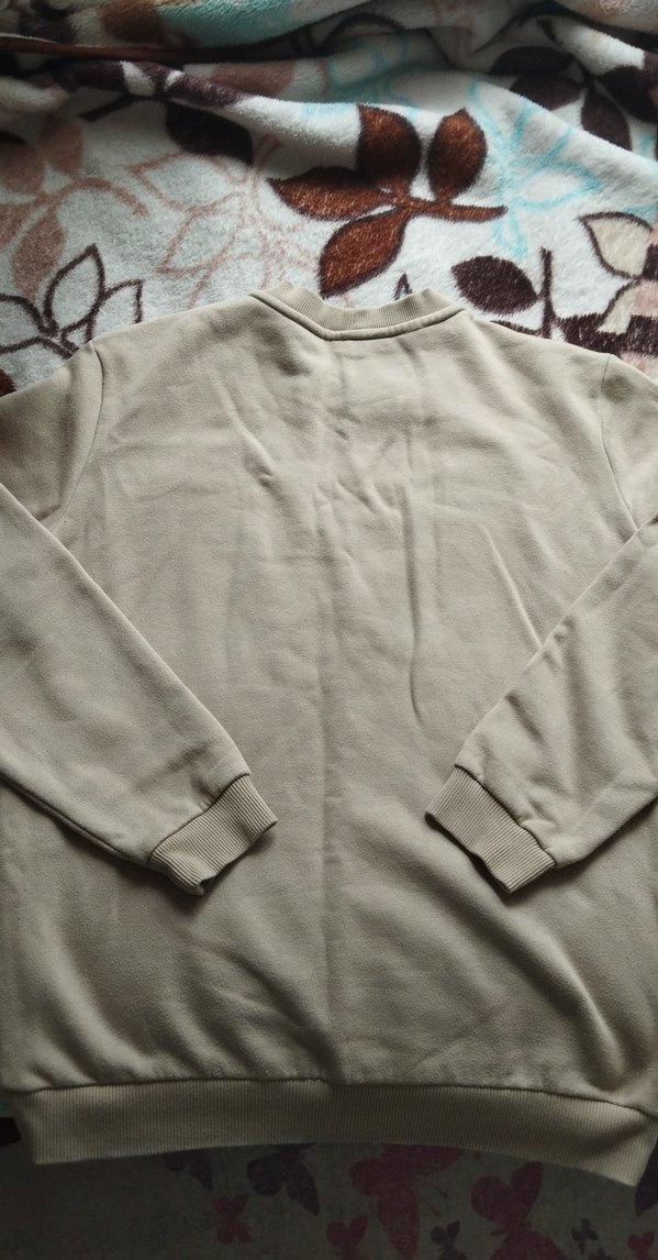 Calvin Klein Bej Bisiklet Yaka Sweatshirt — görsel 6/6