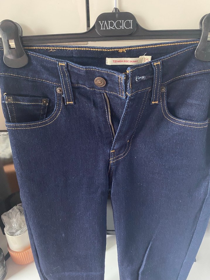 Levi's Koyu Mavi Denim Jean — görsel 6/7