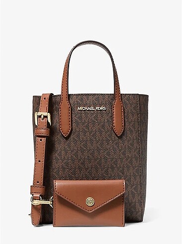 Michael Kors Vincent Extra-Small Logo Crossbody Bag With Card Ca