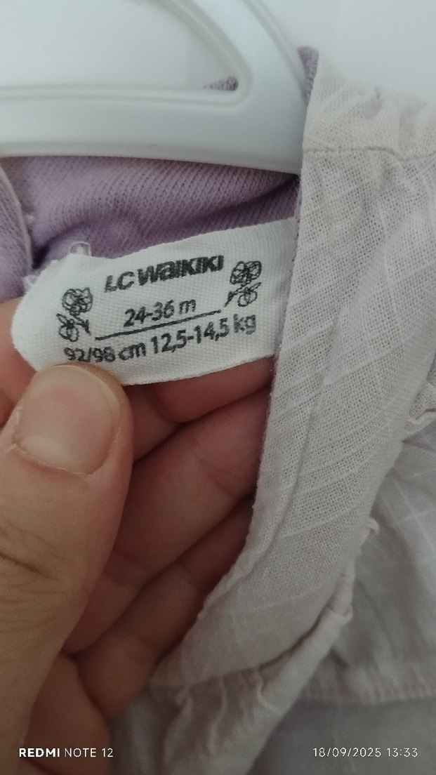 Kız Çocuk Lila Sweatshirt Fırfırlı Yaka - Görsel 5