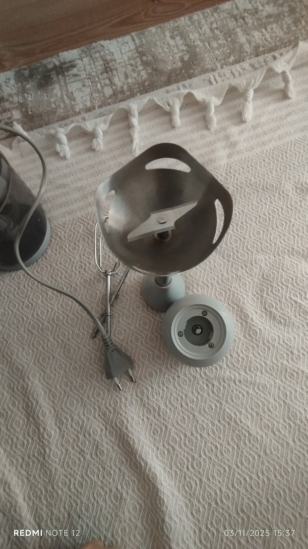 Pembe ve Gri Çok Fonksiyonlu Blender Seti - Görsel 4