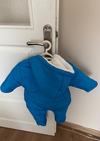 Mavi Baskılı Bebek Tulum - Görsel 2