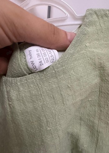 Kız Çocuk Fırfırlı Keten Elbise - Görsel 7