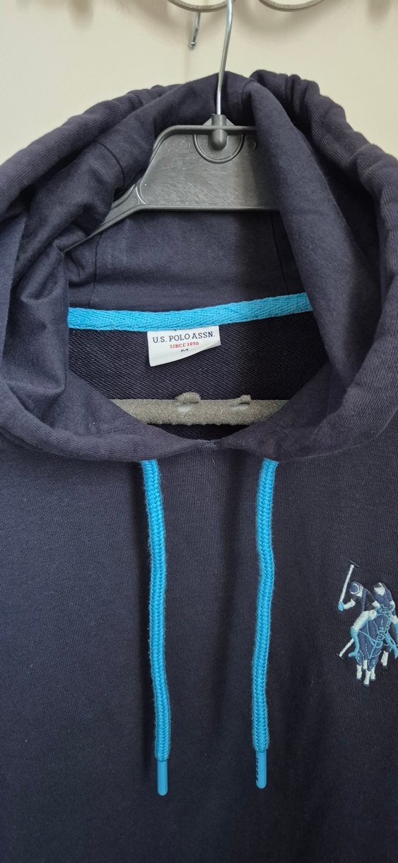 Erkek Lacivert Kapüşonlu Sweatshirt - Görsel 2