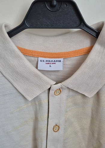 Beyaz Baskılı Pamuklu Erkek Polo Tişört - Görsel 2