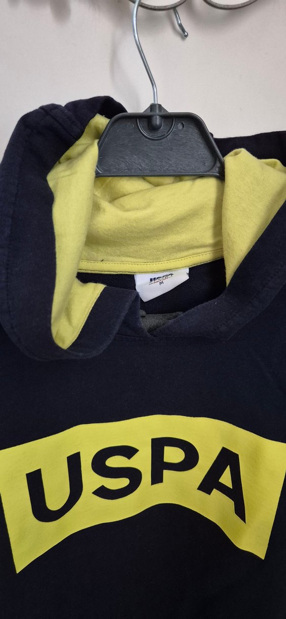 Erkek Lacivert Kapüşonlu Sweatshirt - Görsel 2