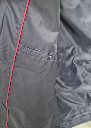 Gri Erkek Midi Mont Fermuarlı - Görsel 5