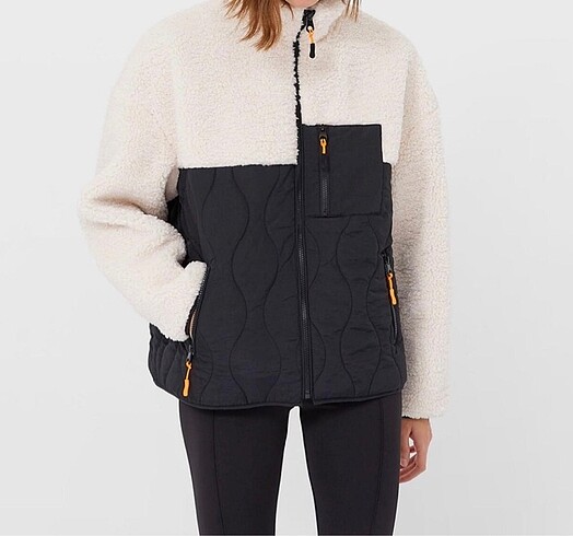 Stradivarius peluş mont