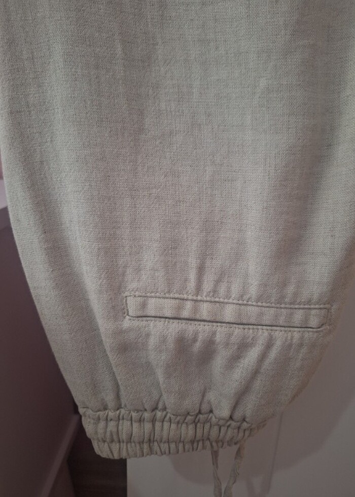 keten pantolon - Görsel 4