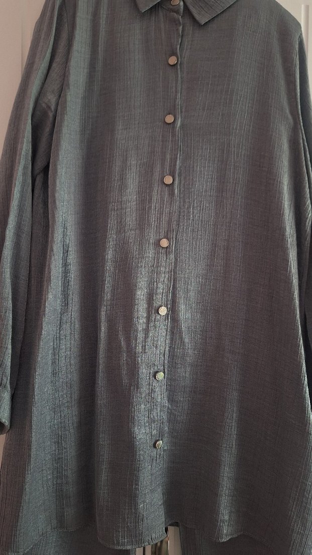 parlak gri takım - Görsel 5