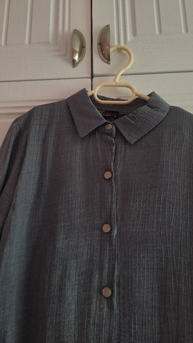 parlak gri takım - Görsel 2