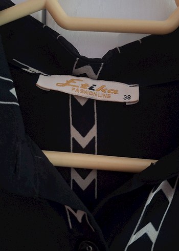 Zincir Detaylı Siyah Uzun Bohem tunik - Görsel 5