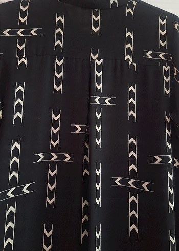 Zincir Detaylı Siyah Uzun Bohem tunik - Görsel 7