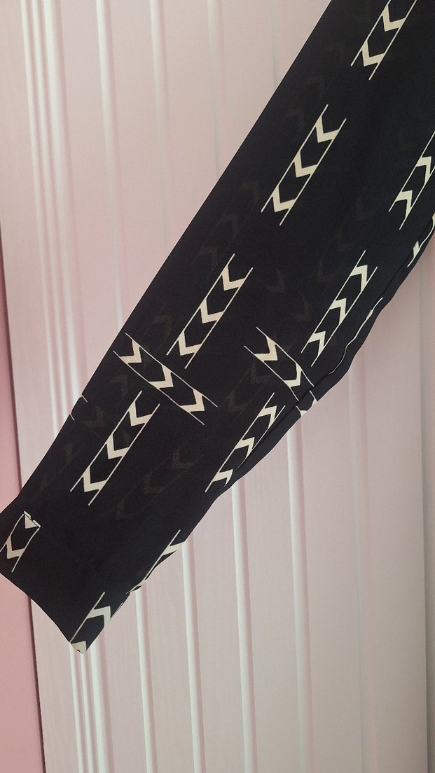 Zincir Detaylı Siyah Uzun Bohem tunik - Görsel 4