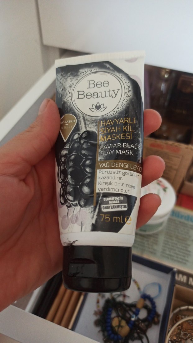 Bee Beauty Havyarlı Siyah Kil Maskesi 75 ml - Görsel 2