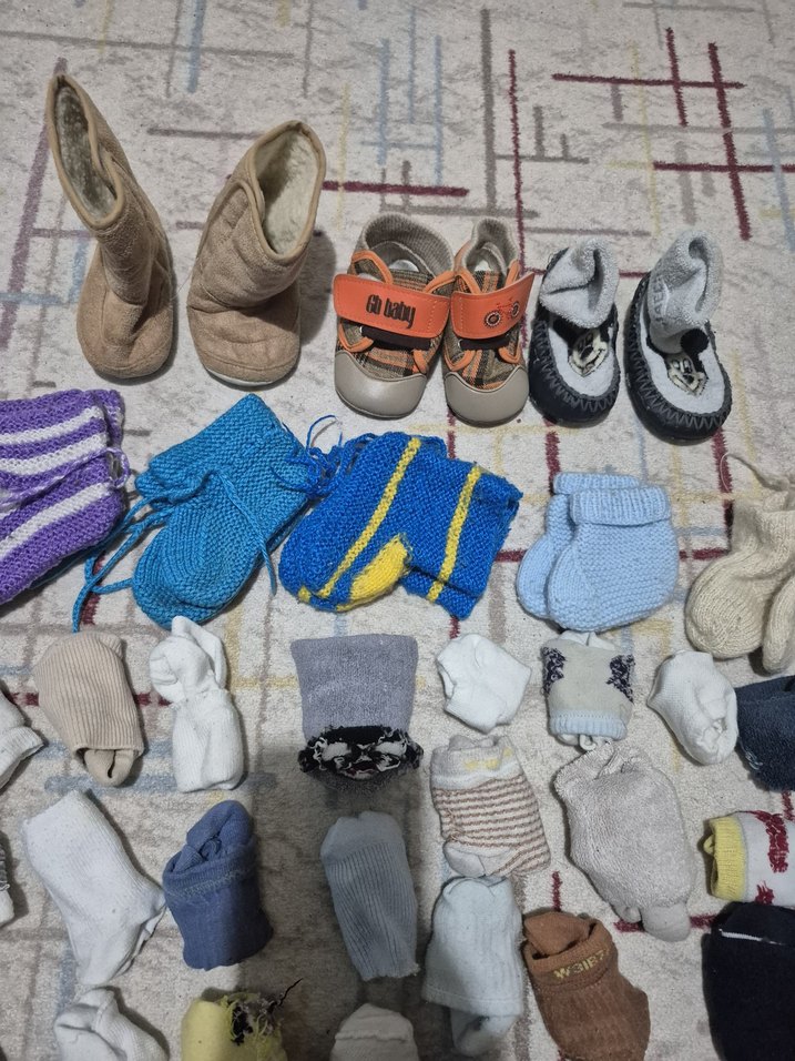 Çocuklar için Çok Renkli Çorap Seti - Görsel 3