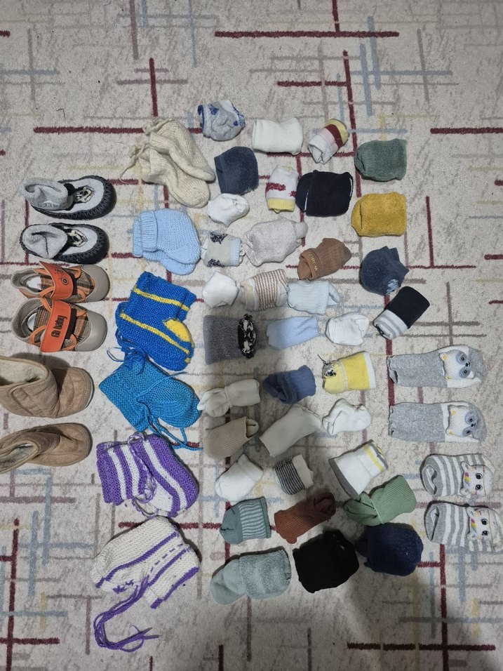 Çocuklar için Çok Renkli Çorap Seti - Görsel 4