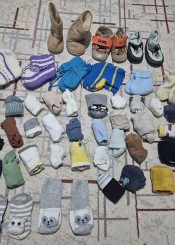 Çocuklar için Çok Renkli Çorap Seti - Görsel 2