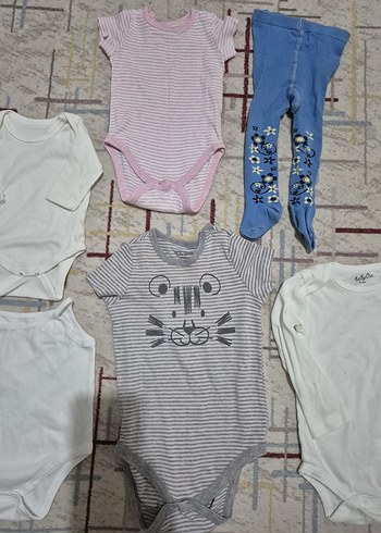 Bebek Erkek Beyaz Kısa Kollu Body - Görsel 6