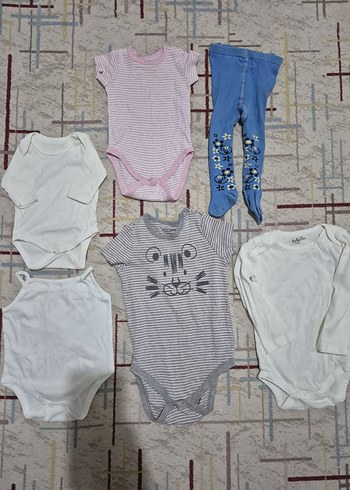 Bebek Erkek Beyaz Kısa Kollu Body - Görsel 5