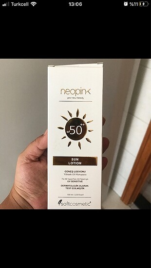 Neopink (Güneş Losyonu)50++ Softone Cilt Bakımı %20 İndirimli - Gardrops