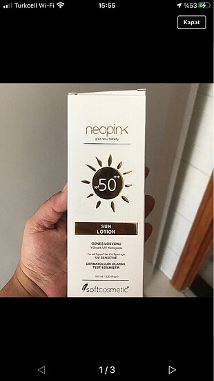 Neopink (güneş losyonu) 50++