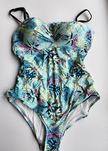 Renkli Bohem Drapeli Kadın Mayo - Görsel 2