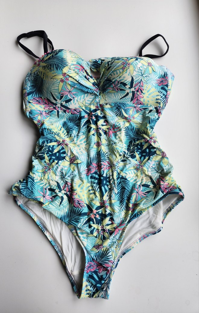 Renkli Bohem Drapeli Kadın Mayo - Görsel 2