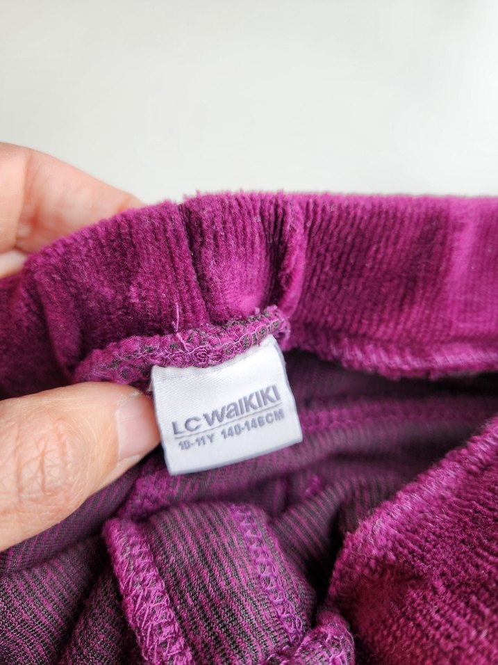 kız çocuk kadife pantolon - Görsel 5