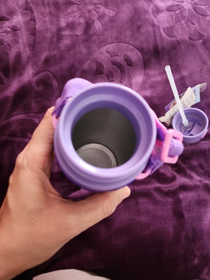 Mor Frozen Çocuk Termos Matara - Görsel 4