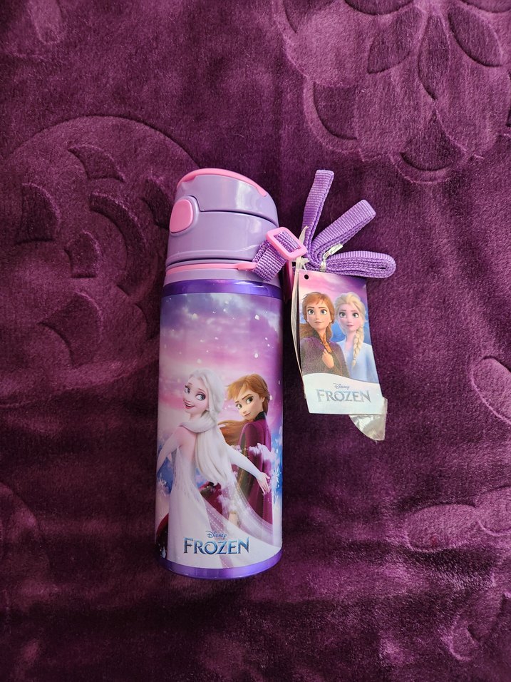 Mor Frozen Çocuk Termos Matara - Görsel 2
