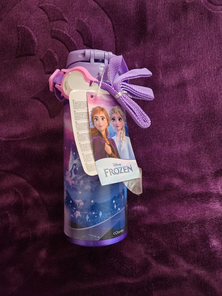 Mor Frozen Çocuk Termos Matara - Görsel 3