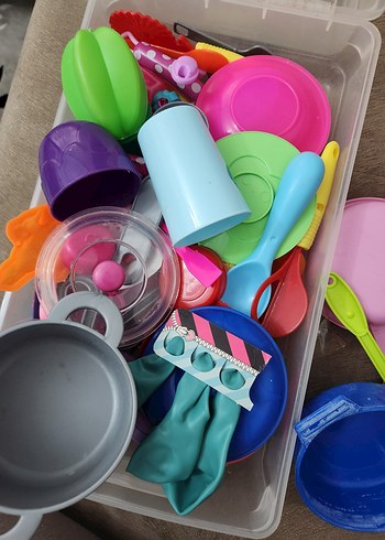 Renkli Plastik Oyuncak Mutfak Seti - Görsel 2