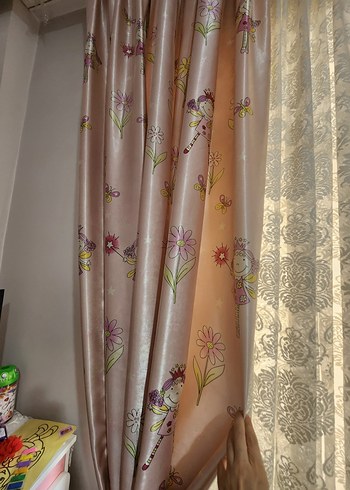 kiz çocuk icin fon Perde - Görsel 3