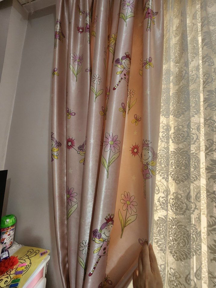 kiz çocuk icin fon Perde - Görsel 3